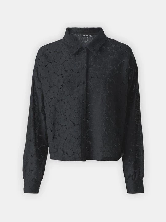 Foto van product Overhemdblouse Pieces zwart