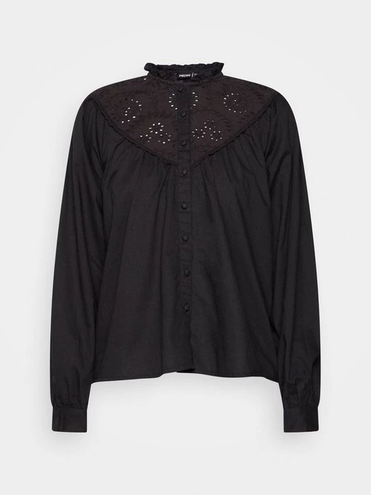 Foto van product Overhemdblouse Pieces zwart