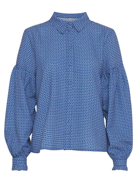 Foto van product Overhemdblouse PULZ blauw