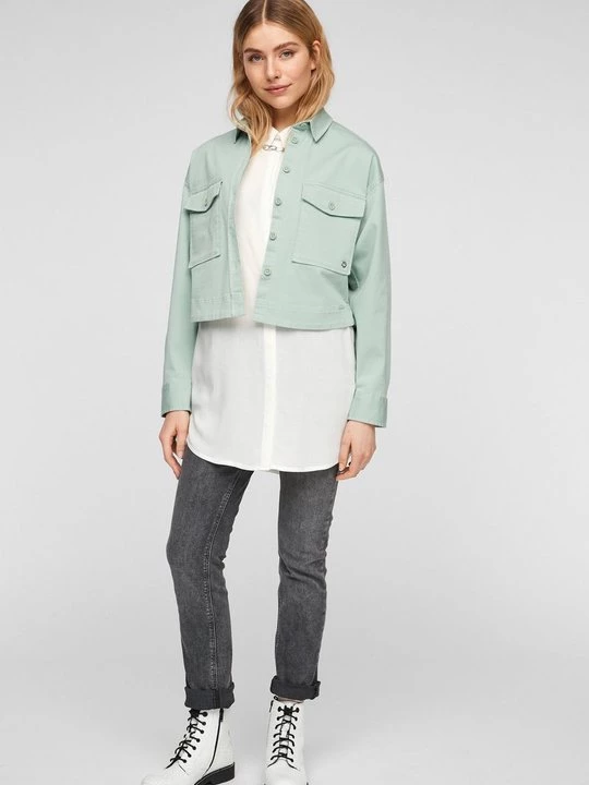 Foto van product Overhemdblouse QS groen