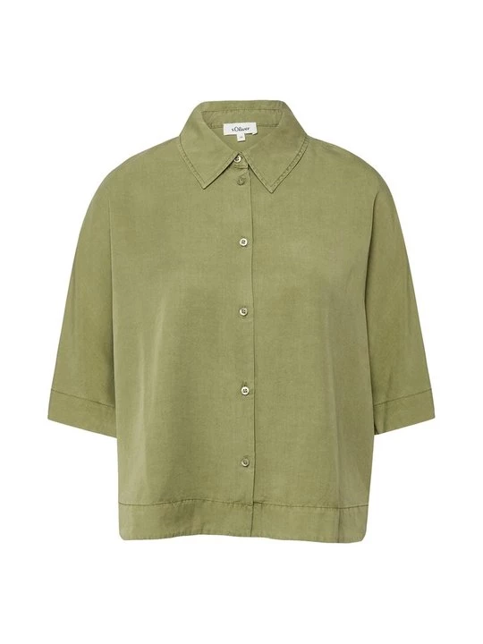 Foto van product Overhemdblouse s.Oliver olijfgroen