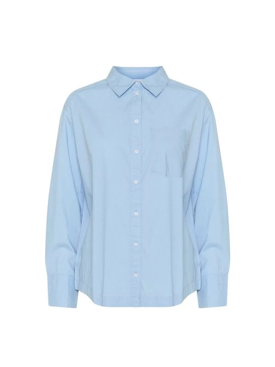 Foto van product Overhemdblouse Saint Tropez lichtblauw