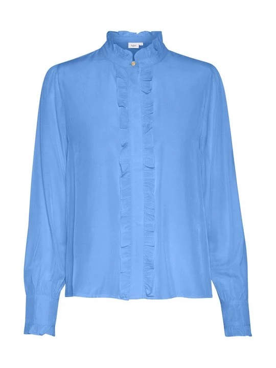 Foto van product Overhemdblouse Saint Tropez lichtblauw
