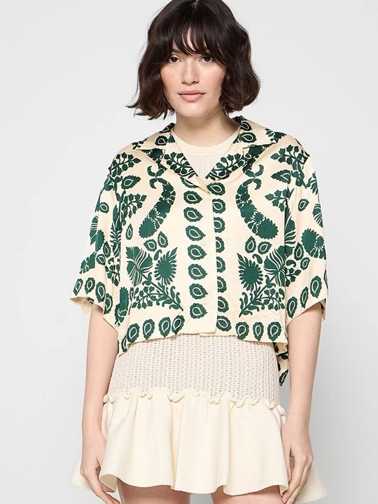 Foto van product Overhemdblouse Sandro beżowy