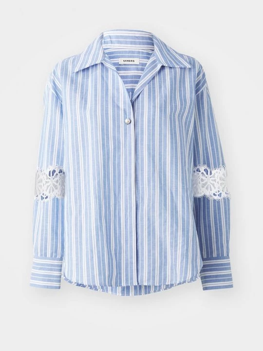 Foto van product Overhemdblouse Sandro blauw
