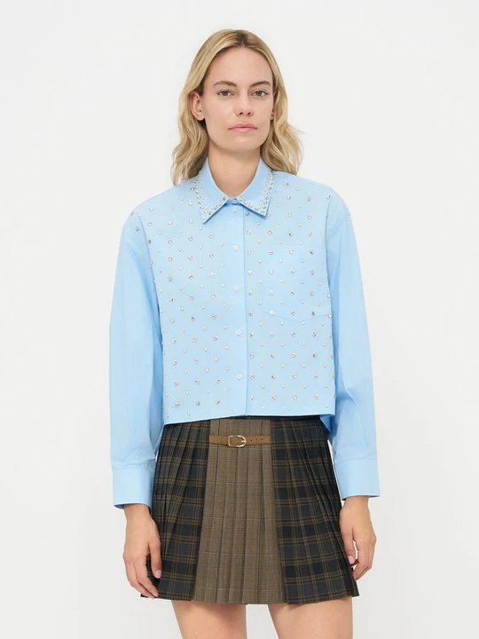 Foto van product Overhemdblouse Sandro blauw