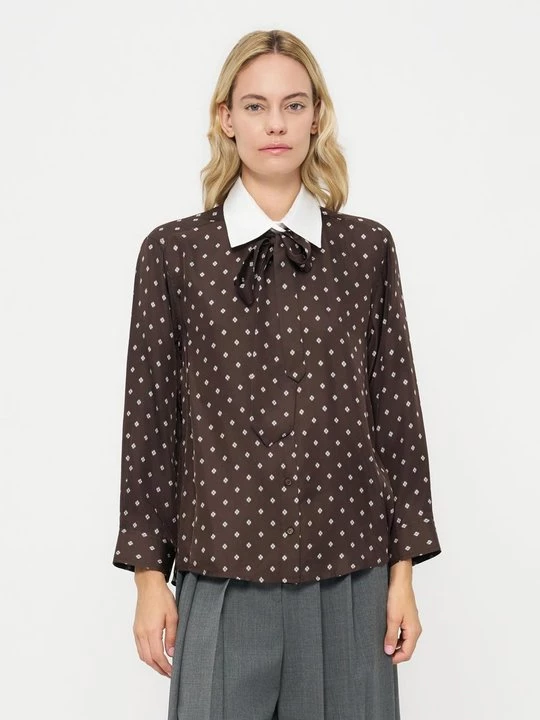 Foto van product Overhemdblouse Sandro bruin