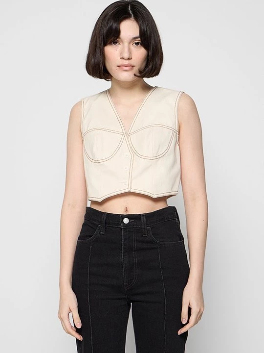 Foto van product Overhemdblouse Sandro zandkleur