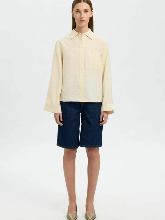 Foto van product Overhemdblouse Selected beżowy