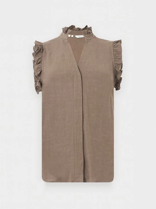 Foto van product Overhemdblouse Selected bruin