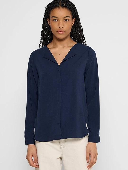 Foto van product Overhemdblouse Selected donkerblauw
