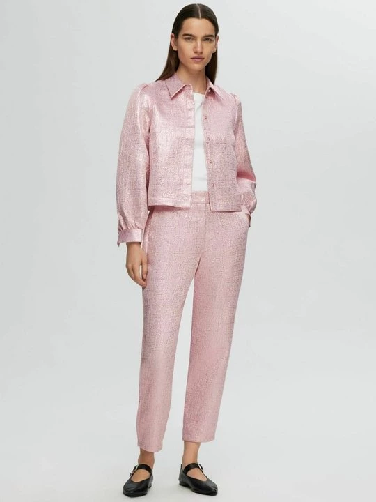 Foto van product Overhemdblouse Selected donkerroze