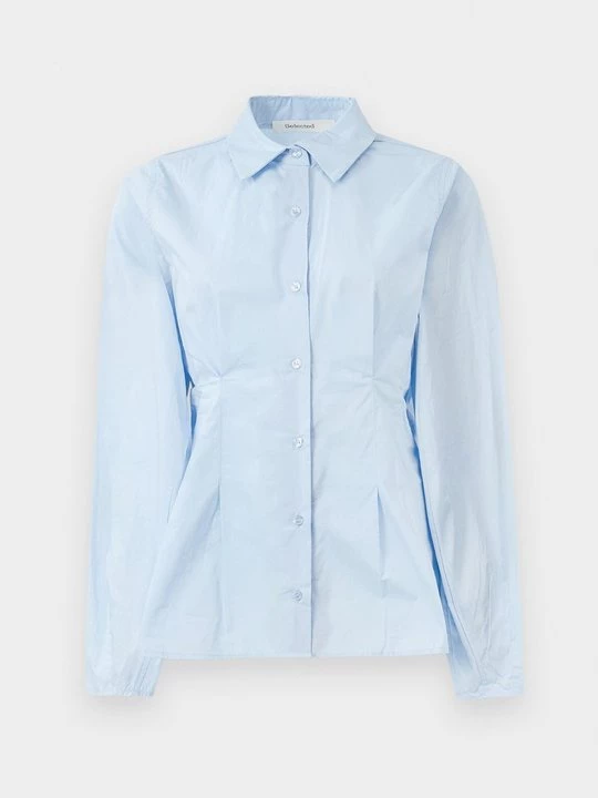 Foto van product Overhemdblouse Selected lichtblauw
