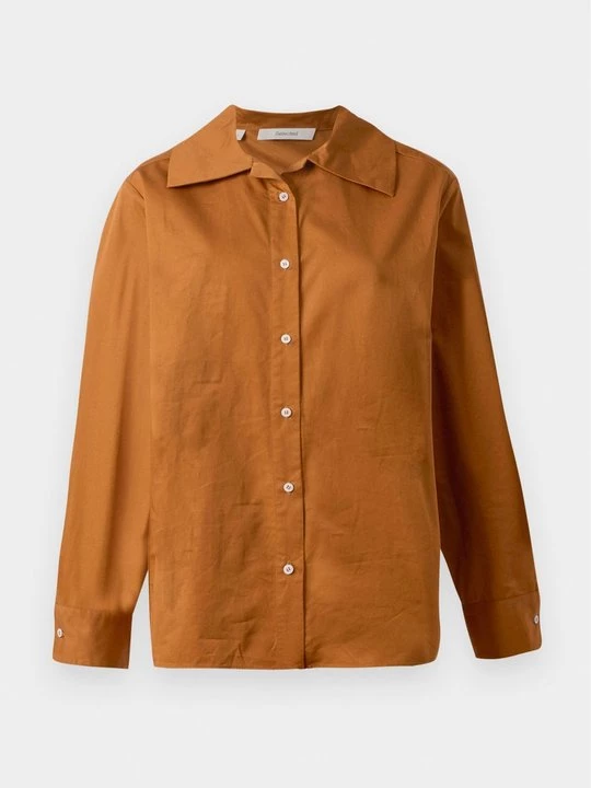 Foto van product Overhemdblouse Selected lichtbruin