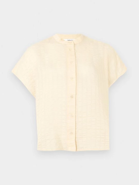 Foto van product Overhemdblouse Selected lichtgeel