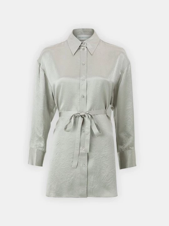 Foto van product Overhemdblouse Selected lichtgrijs