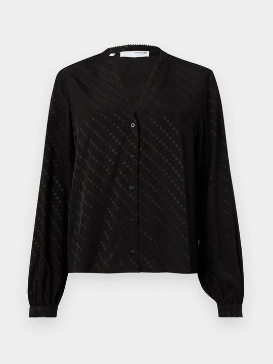 Foto van product Overhemdblouse Selected zwart