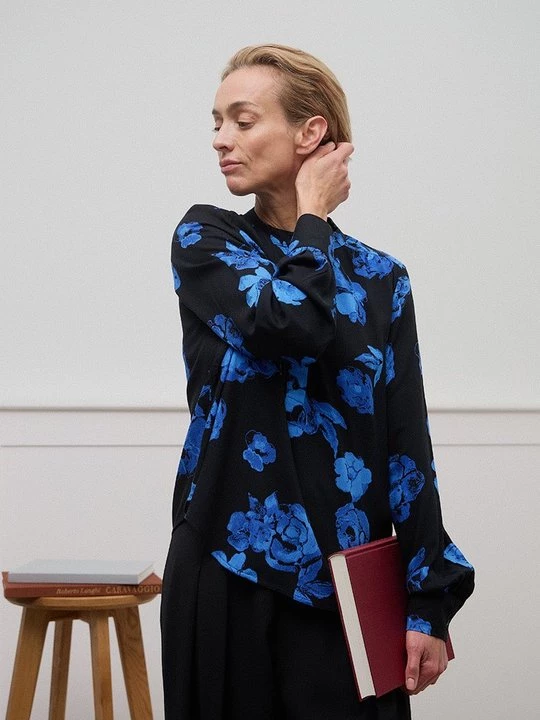 Foto van product Overhemdblouse Selected zwart