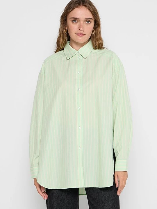 Foto van product Overhemdblouse Stella Nova mintgroen