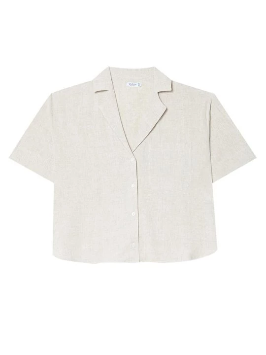 Foto van product Overhemdblouse Stradivarius beżowy