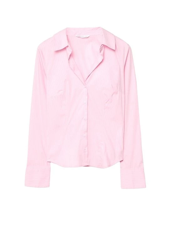 Foto van product Overhemdblouse Stradivarius donkerroze