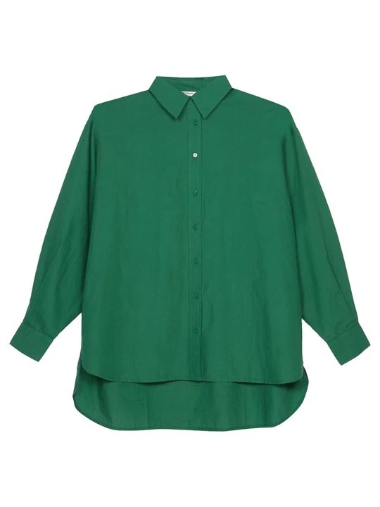 Foto van product Overhemdblouse Stradivarius groen gemêleerd
