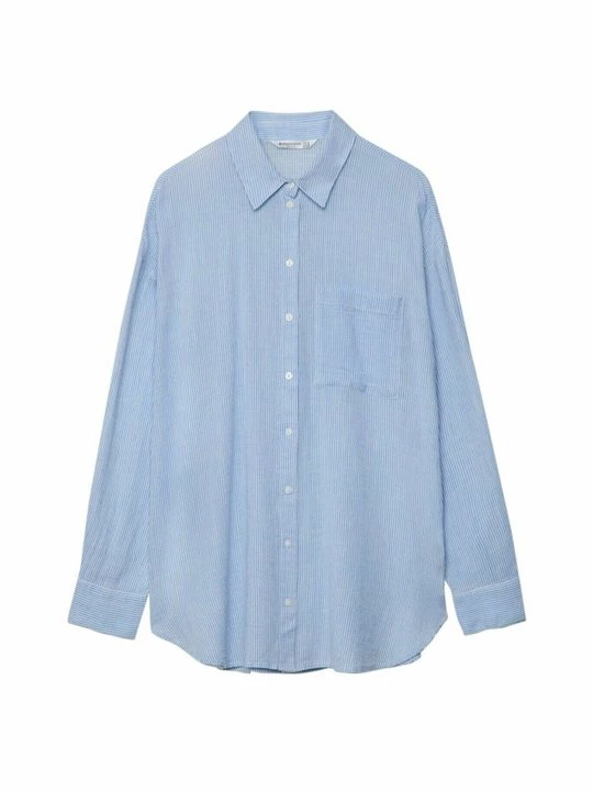 Foto van product Overhemdblouse Stradivarius lichtblauw