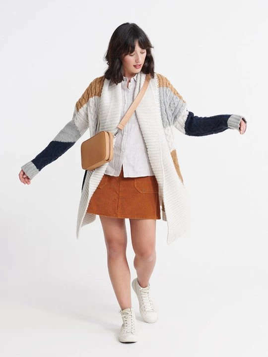 Foto van product Overhemdblouse Superdry donkergrijs