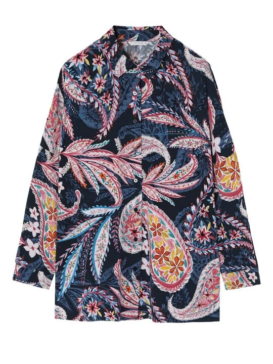 Foto van product Overhemdblouse Tatuum donkerblauw