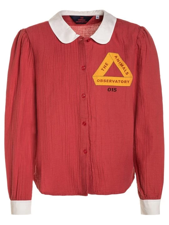 Foto van product Overhemdblouse THE ANIMALS OBSERVATORY rood