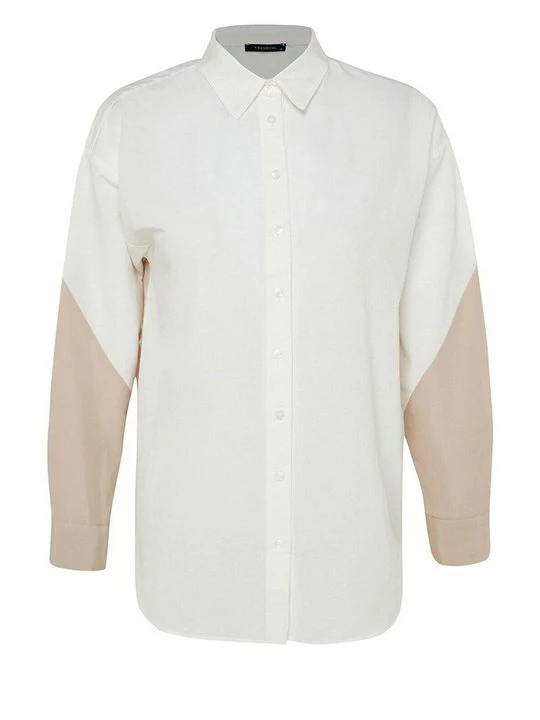 Foto van product Overhemdblouse Trendyol crème