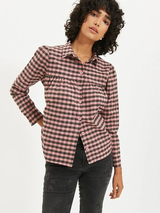 Foto van product Overhemdblouse Trendyol donkerroze