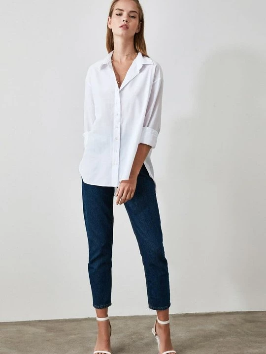 Foto van product Overhemdblouse Trendyol wit
