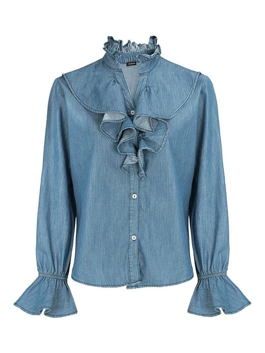 Foto van product Overhemdblouse True Religion blauw