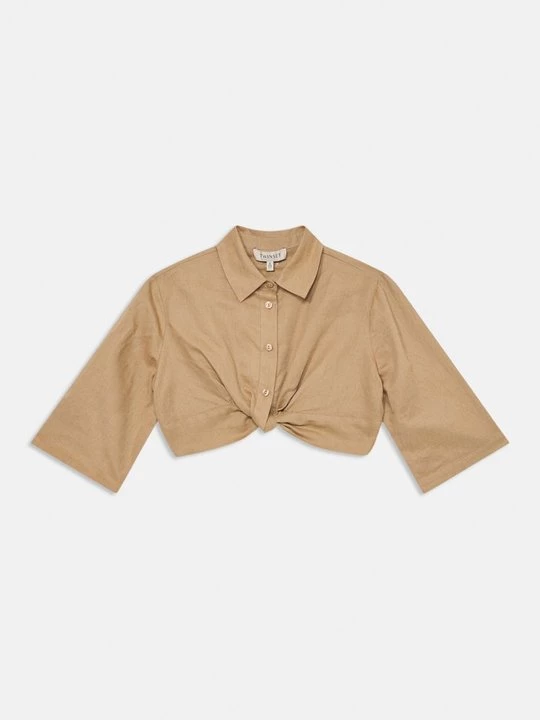 Foto van product Overhemdblouse TWINSET bruin