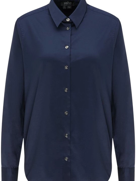 Foto van product Overhemdblouse usha donkerblauw