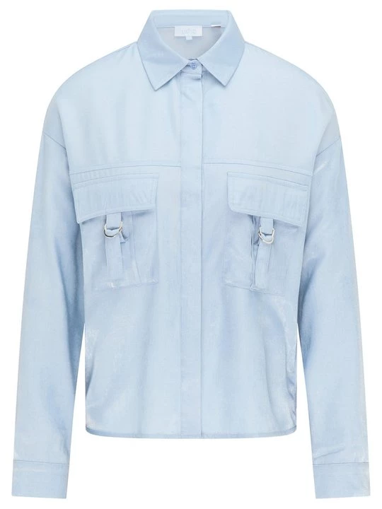 Foto van product Overhemdblouse usha lichtblauw