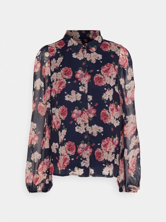 Foto van product Overhemdblouse Vero Moda donkerblauw