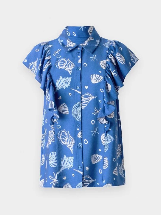 Foto van product Overhemdblouse Vero Moda donkerblauw