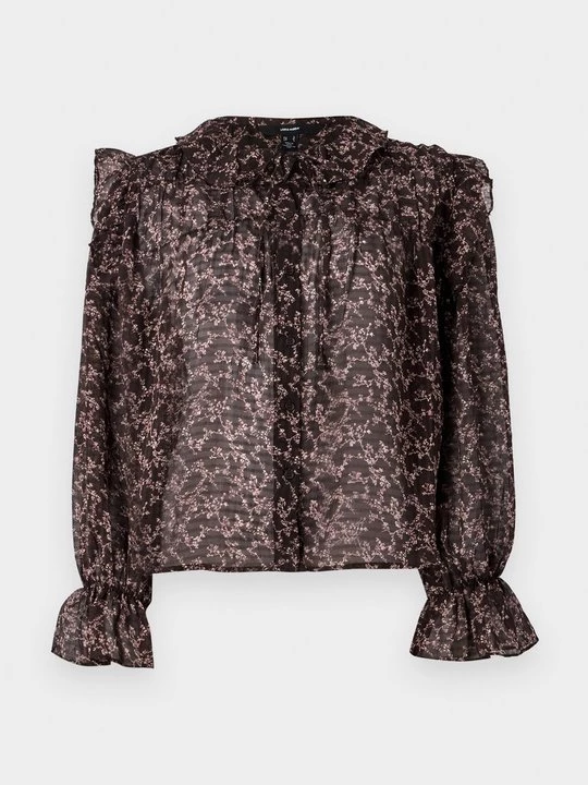 Foto van product Overhemdblouse Vero Moda donkerbruin