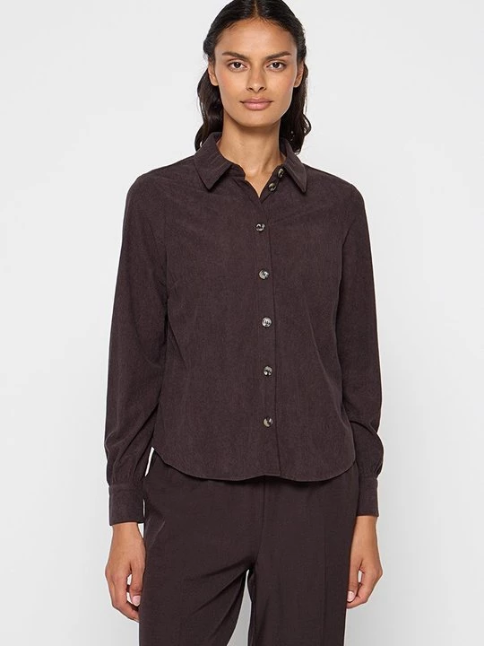 Foto van product Overhemdblouse Vero Moda donkerbruin