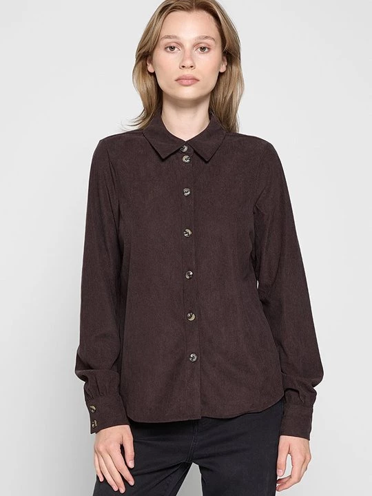 Foto van product Overhemdblouse Vero Moda donkerbruin