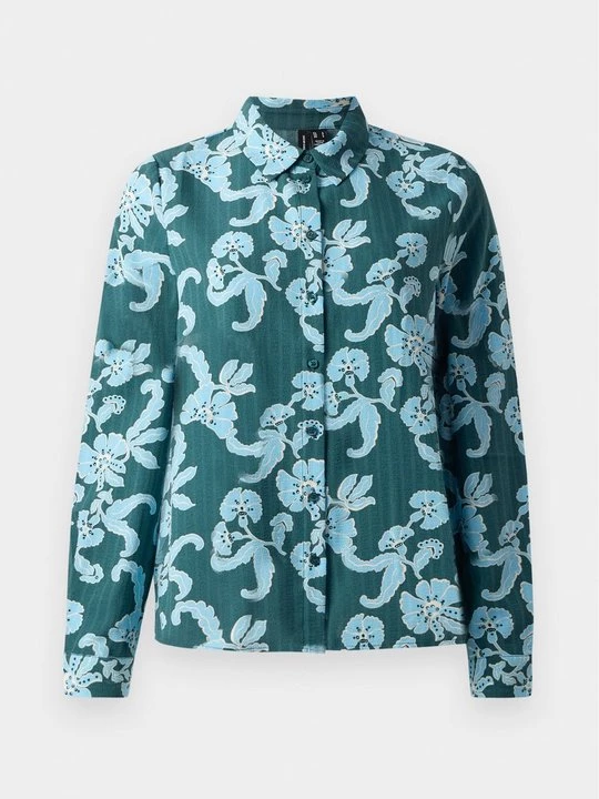 Foto van product Overhemdblouse Vero Moda donkergroen