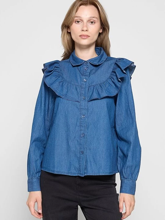 Foto van product Overhemdblouse Vero Moda koningsblauw