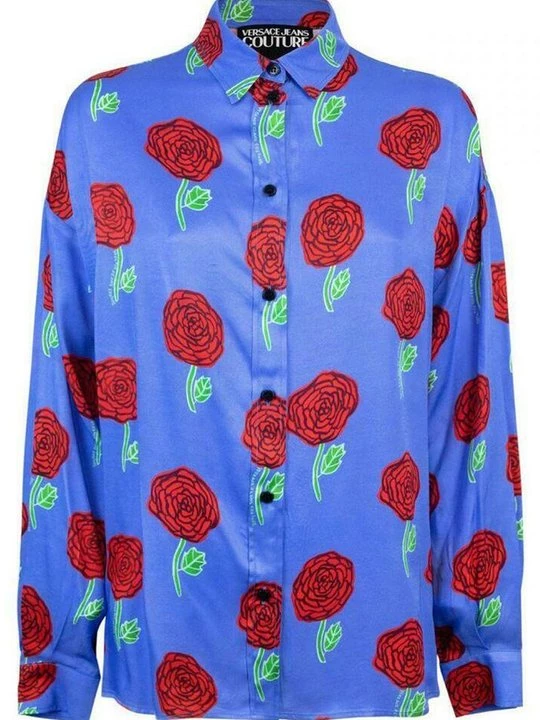 Foto van product Overhemdblouse Versace Jeans Couture blauw