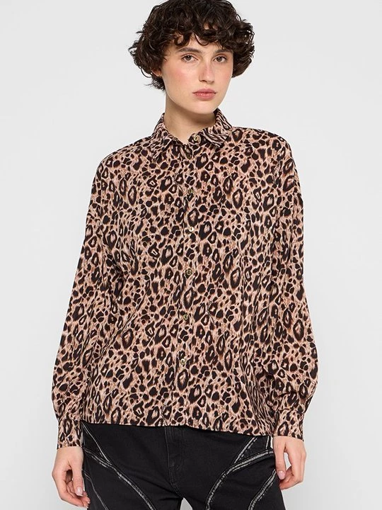 Foto van product Overhemdblouse Versace Jeans Couture bruin