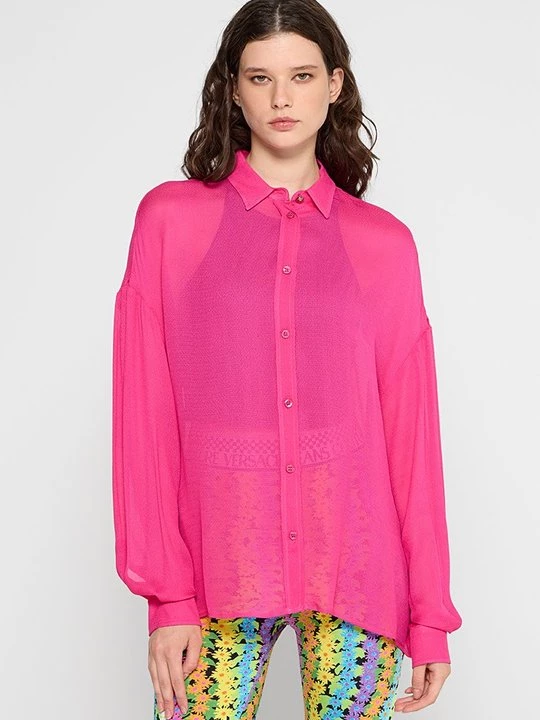 Foto van product Overhemdblouse Versace Jeans Couture donkerroze