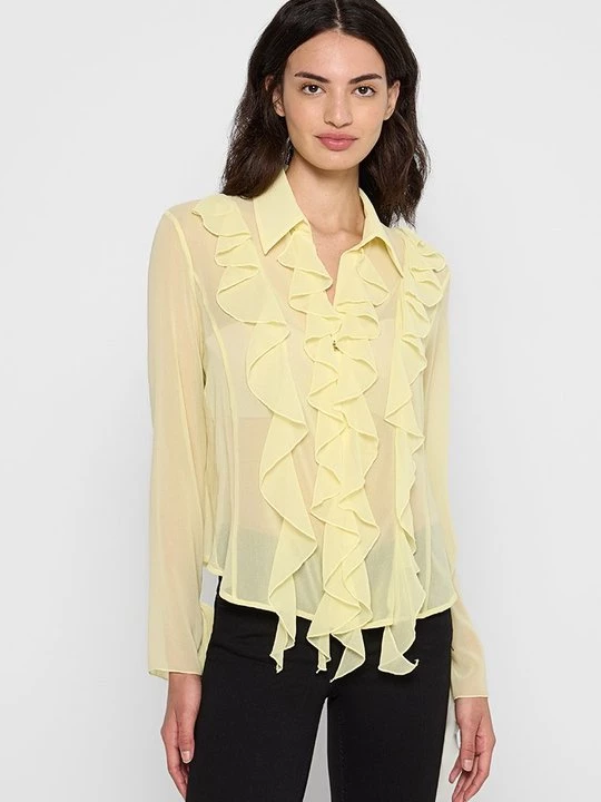Foto van product Overhemdblouse Versace Jeans Couture geel