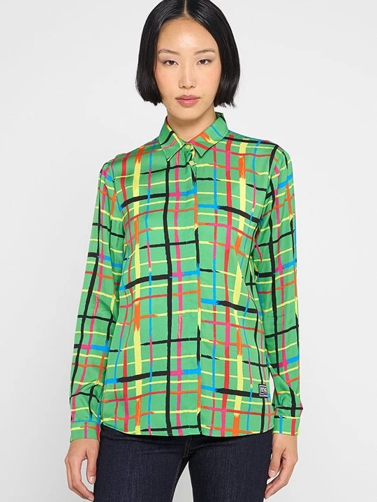 Foto van product Overhemdblouse Versace Jeans Couture groen