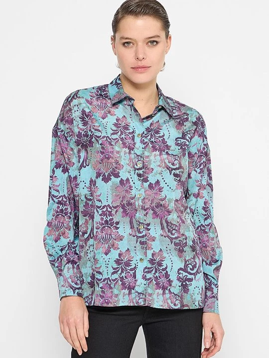 Foto van product Overhemdblouse Versace Jeans Couture turquoise